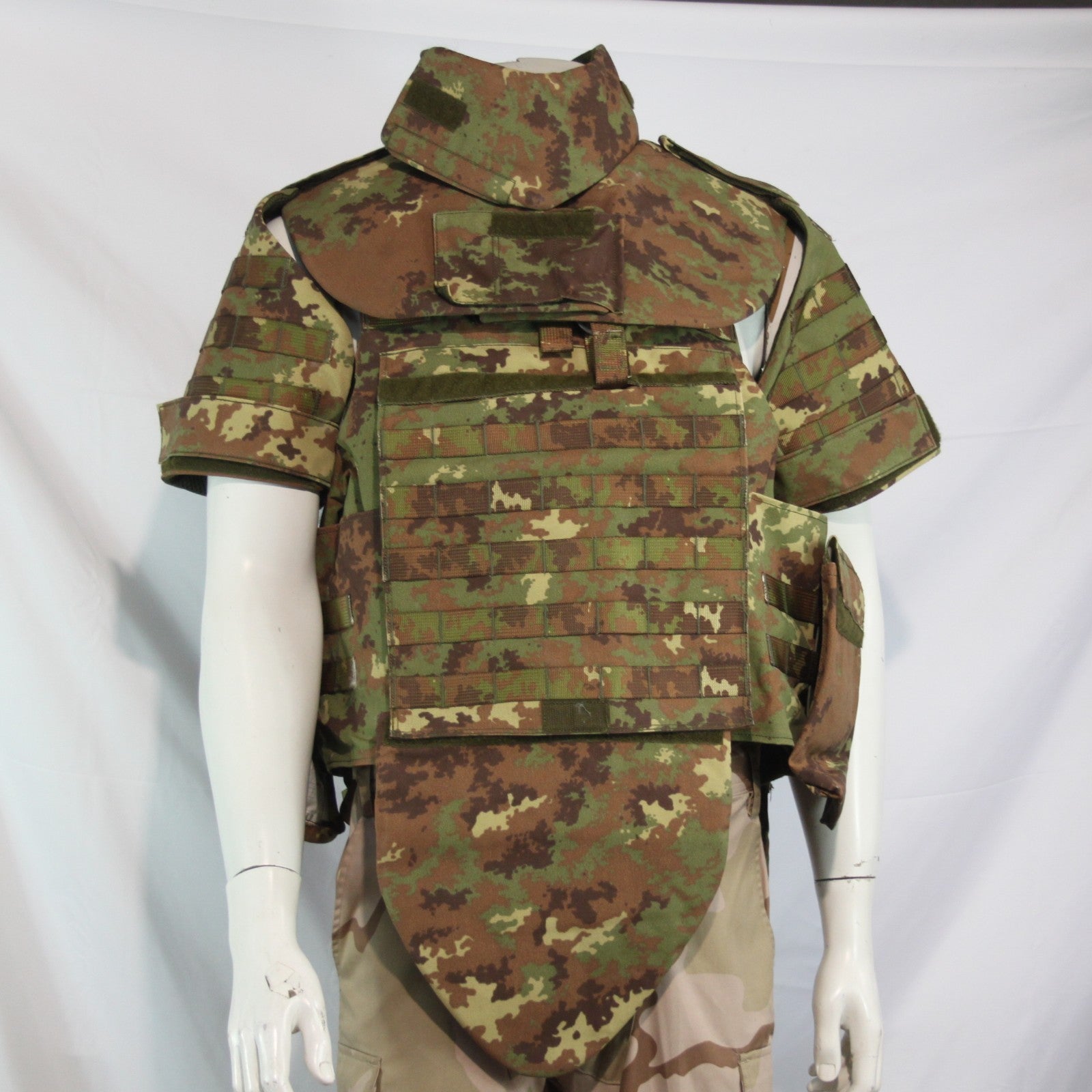 Italian Vegetato Camo Body Armour Cover Genuine Surplus w Bag Large (3982)
