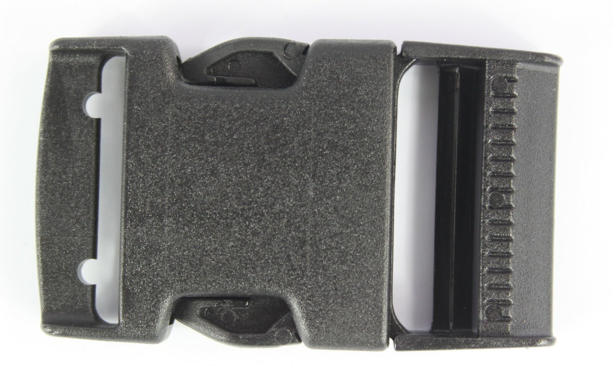 Side Release Buckles Black Plastic Clips Belts Rucksacks  Replacement All Sizes