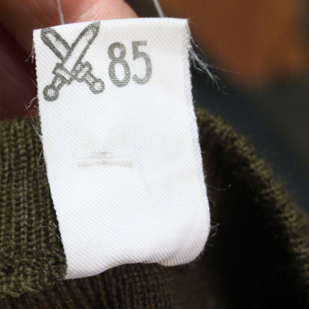 Genuine Surplus Czech Army Lightweight Jumper Olive Green Military (1048)