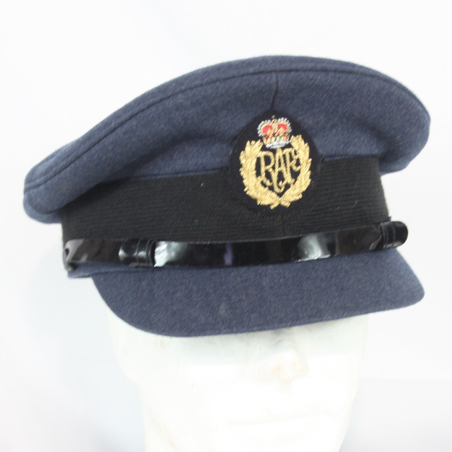 British RAF Officers Mens Dress Hat Genuine Surplus Peak Cap G1 (4457)