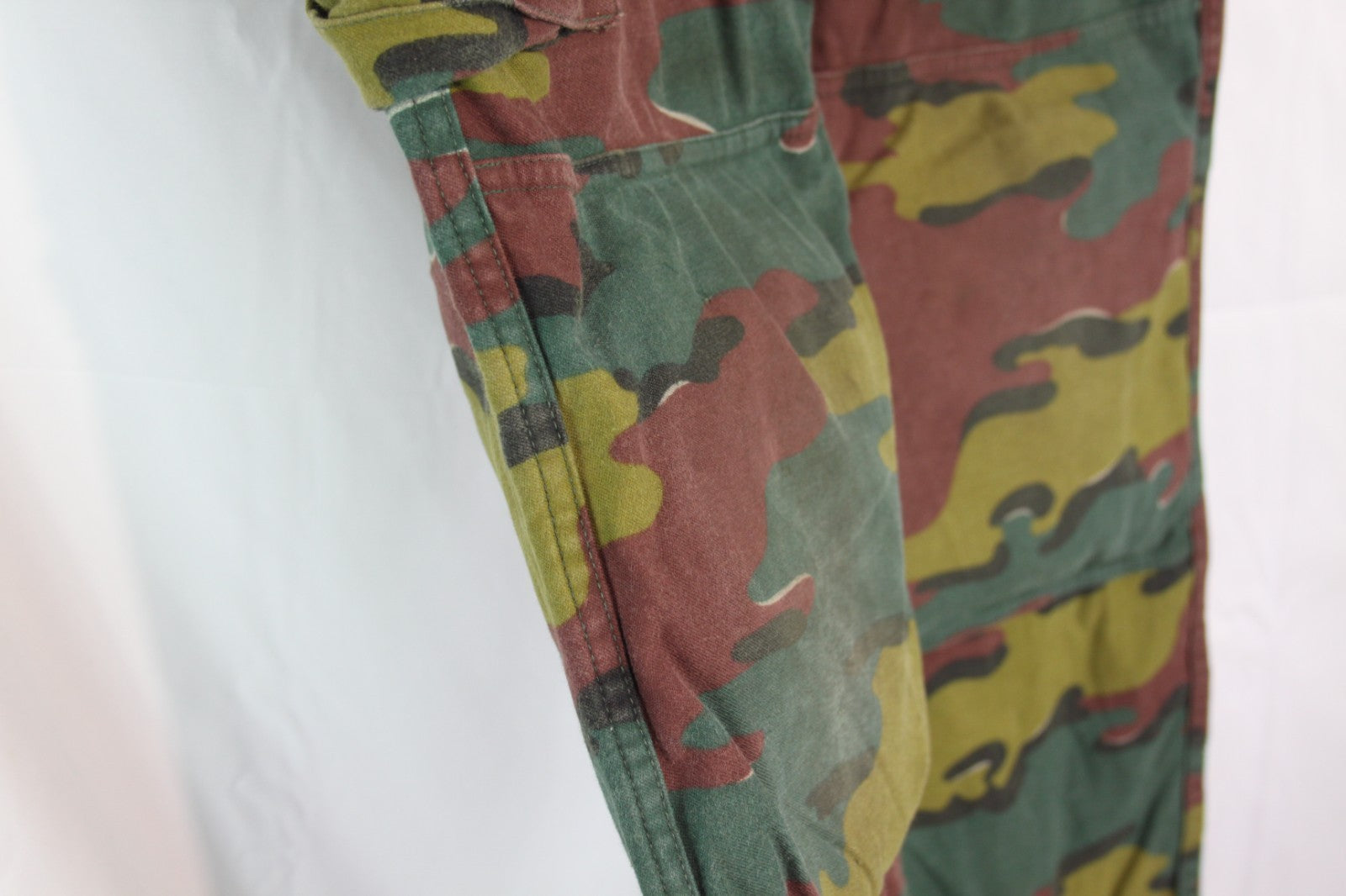 Genuine Surplus Belgian Jigsaw Camo Combat Trousers with Knee Pads 34"w (3669)