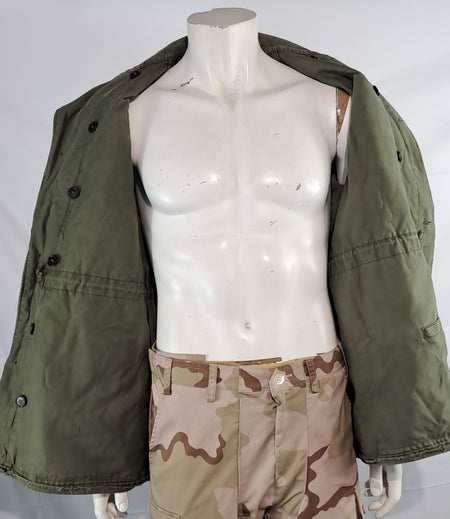Genuine Surplus Dutch NATO Canvas Jacket Olive Green Grade 2 (2522)