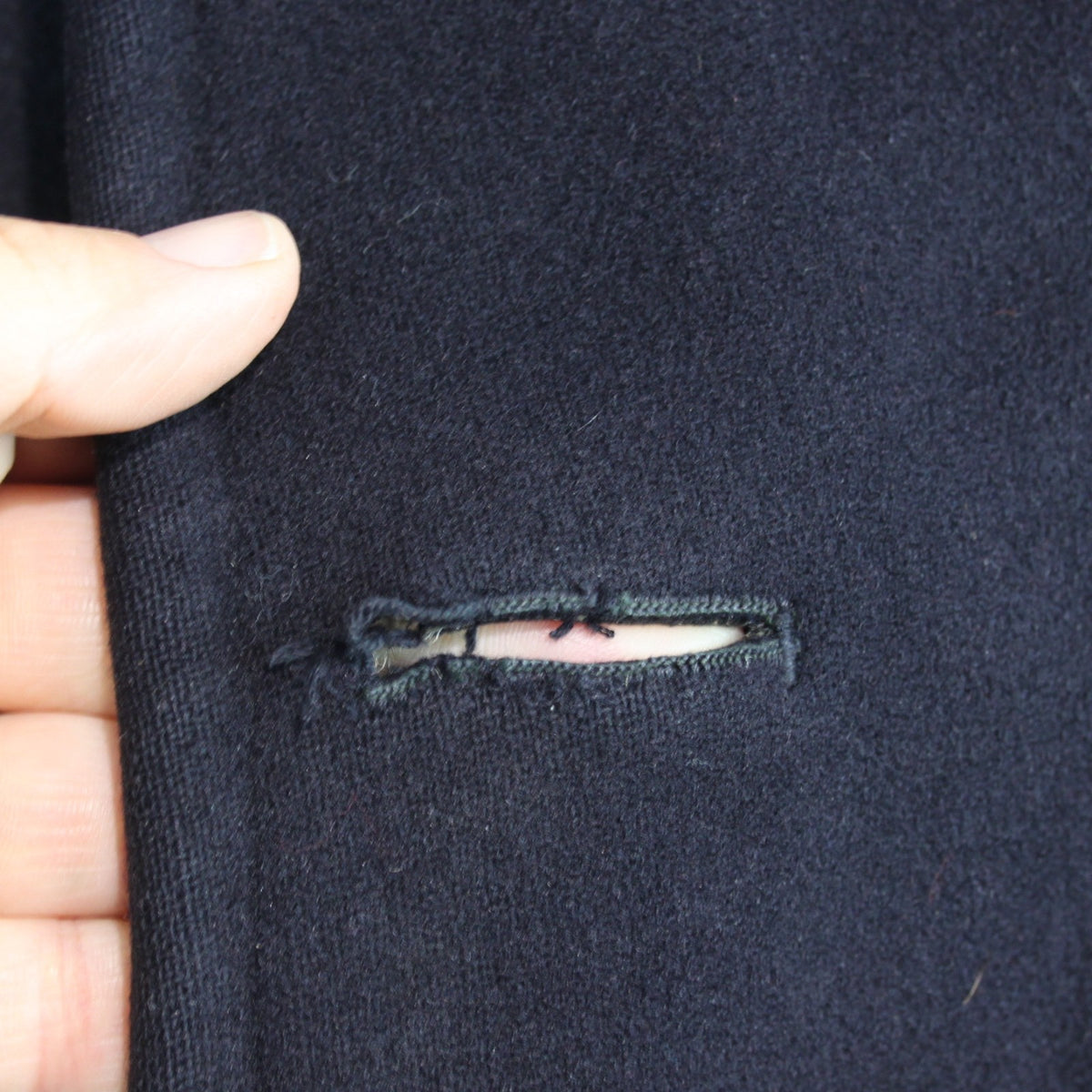 WW2 US Navy Pea Coat Wool Winter Genuine Surplus Jacket 4 Button 36-38" (3649)