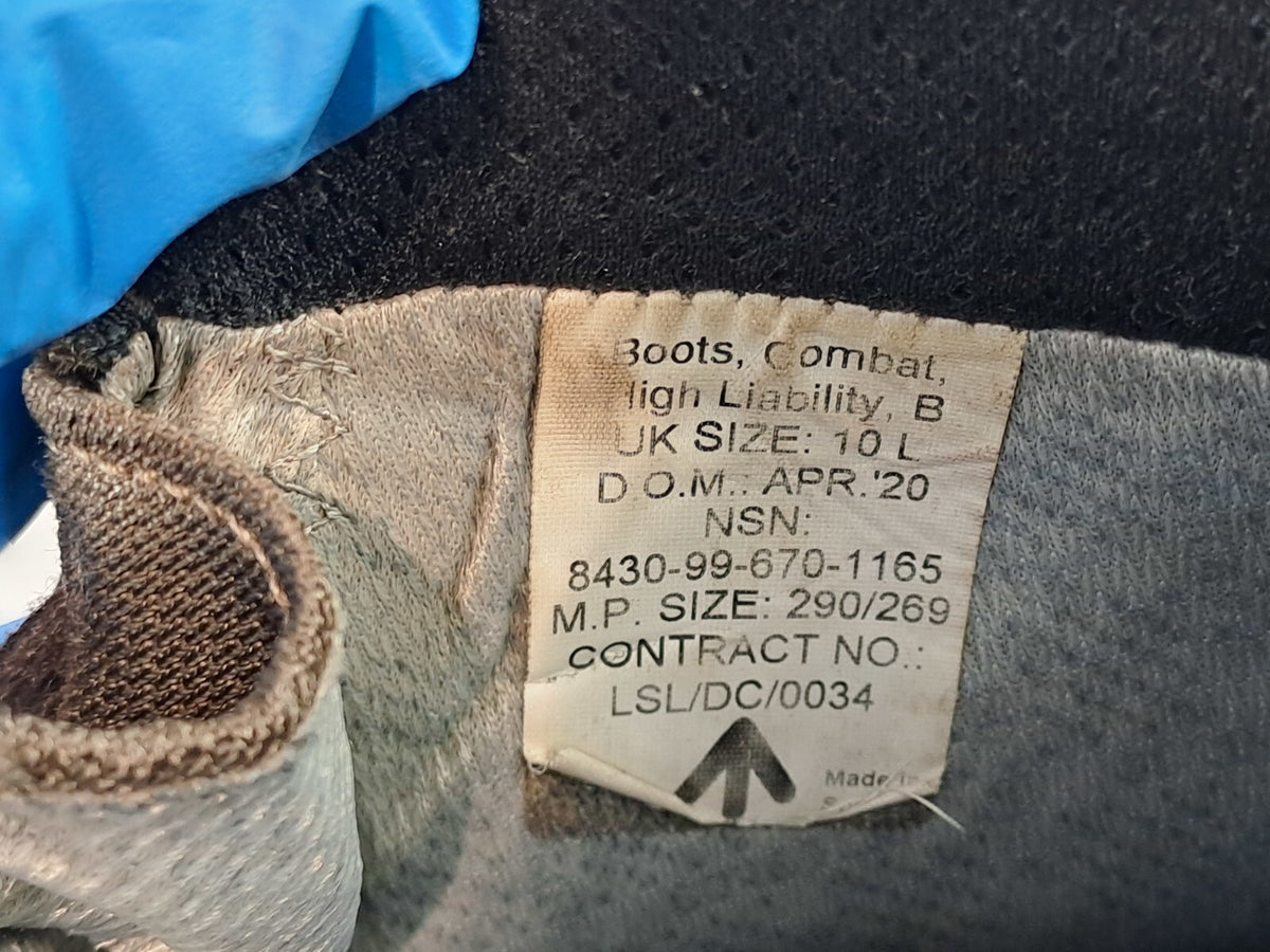 Genuine Surplus British Forces AKU Brown Gore-tex Lined Boots Leather G1 (2446)