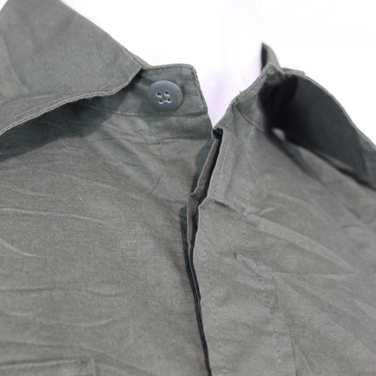 Genuine Surplus Croatian Army /Police 100% Cotton Shirt Plain Green 3312