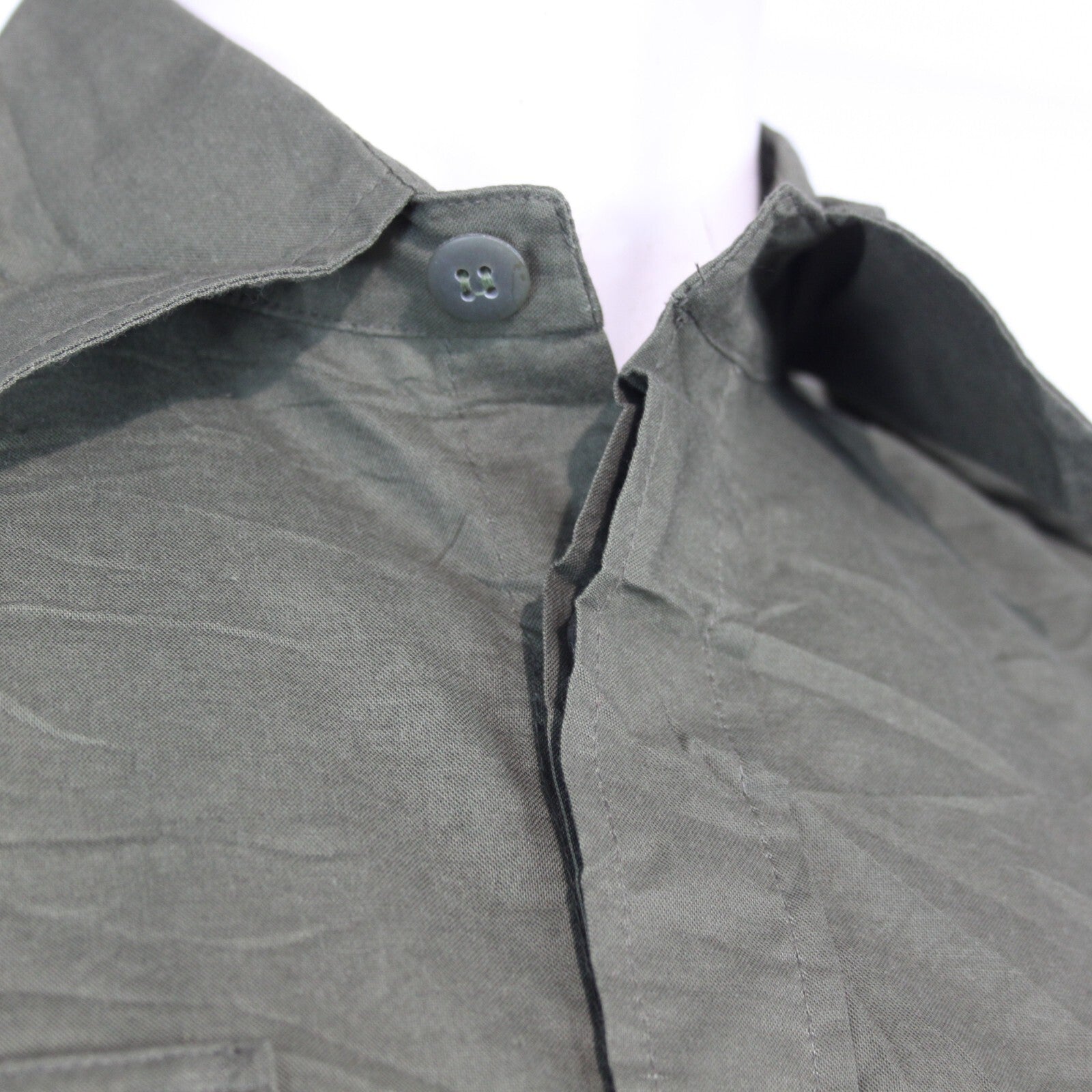 Genuine Surplus Croatian Army /Police 100% Cotton Shirt Plain Green 3312