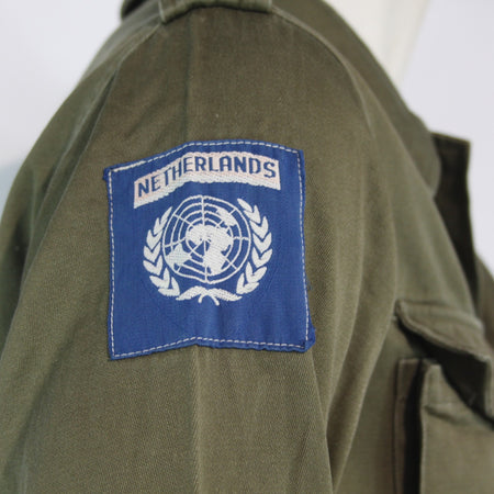 1970's Dated Dutch Army Heavyweight Shirt Genuine Surplus 36" Chest  (4074)
