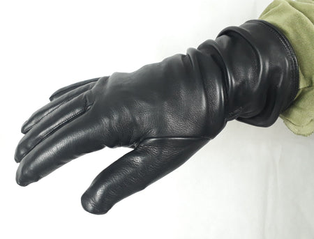 Genuine British Army Black  Mk2 Leather Gloves Gore-tex Lined G1