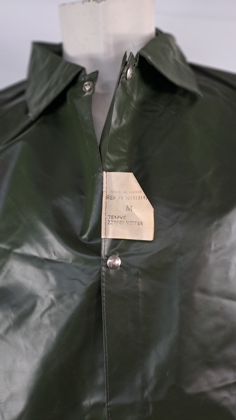 Genuine Surplus French Army Waterproof Rain Jacket Coat (2793)