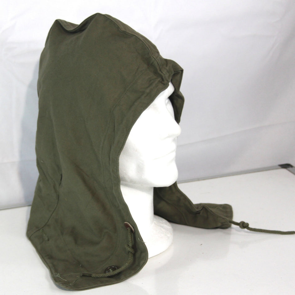 US Army Hood For M1943 Field Jacket Genuine Surplus Vintage Canvas (3938)
