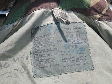 Genuine Surplus British 1970's Lined Vintage DPM Camo Jacket 36" (2641)