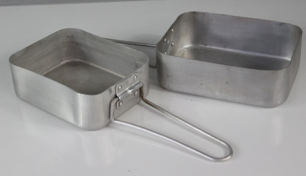 British Army Mess Tins Aluminium Cooking Saucepans Bowls Metal (4250)