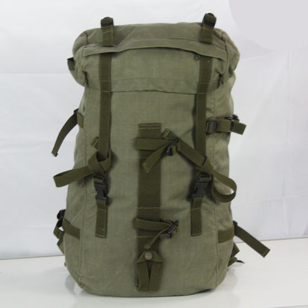 Genuine Surplus Austrian Military Army Canvas Rucksack Daysack 30L Olive (3247)