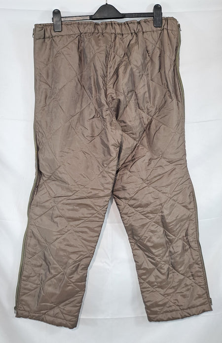 Genuine Surplus Austrian Army Quilted Over-Trouser Liners Padded Thermal (2815)