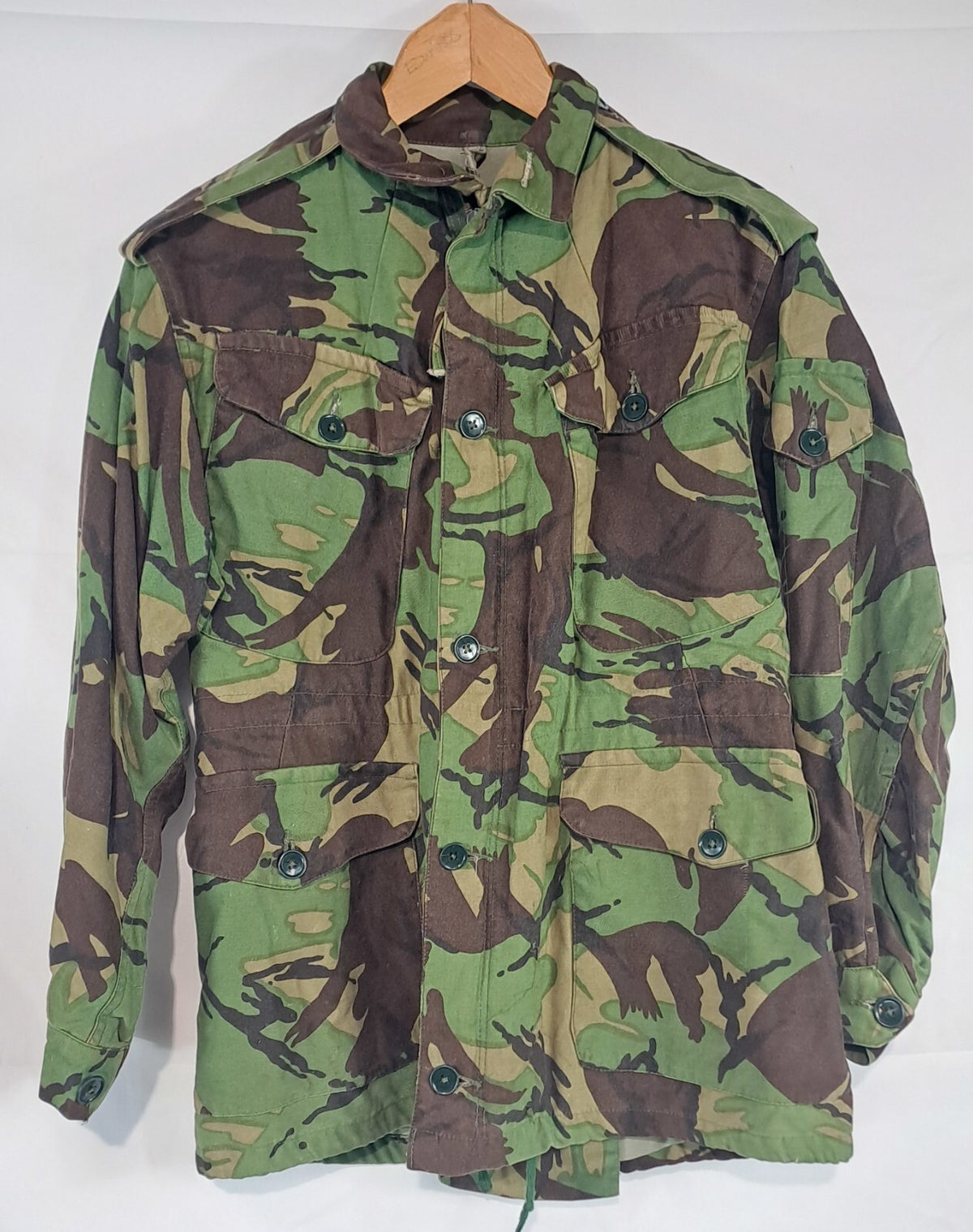 Genuine Surplus British 1970's Lined Vintage DPM Camo Jacket 36" (2641)