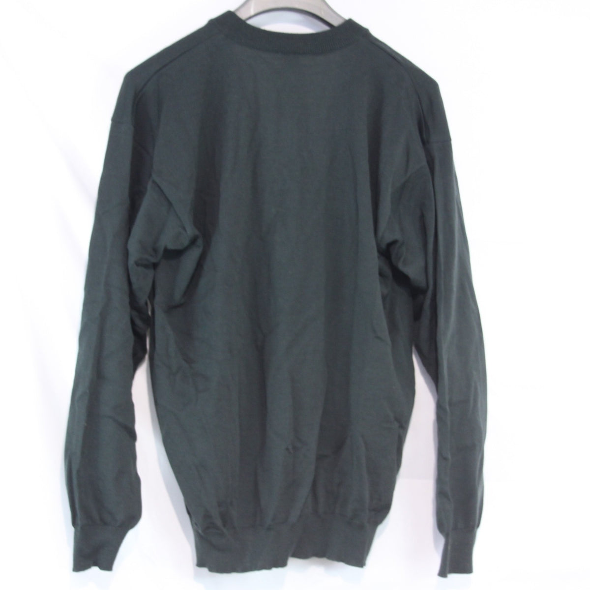 100% Wool Lightweight Knitted Jumper V-Neck 50-52 inch (4061)