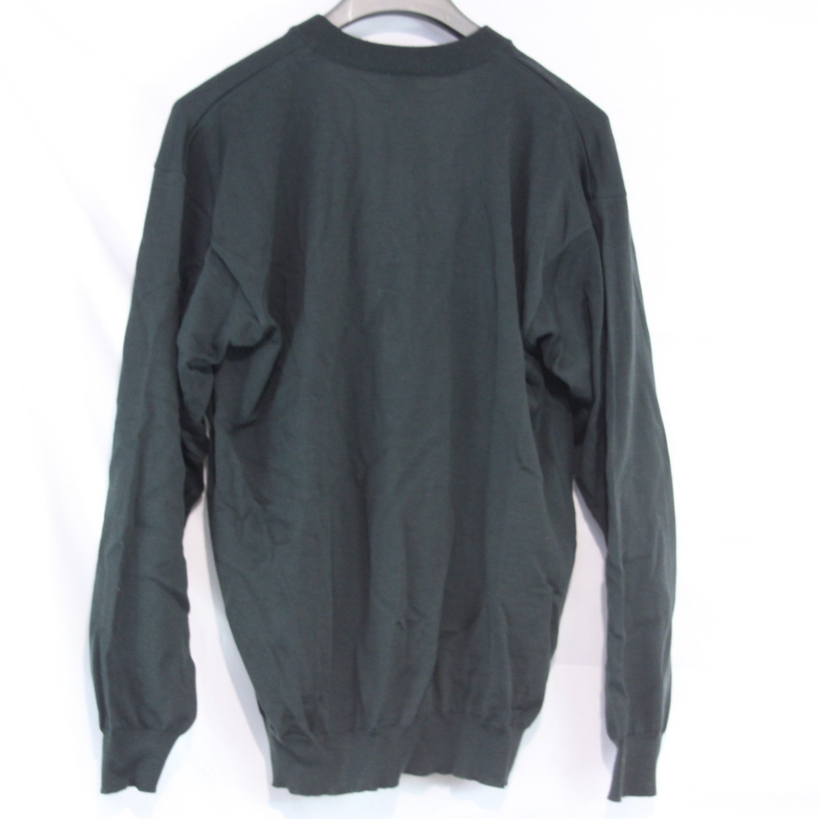 100% Wool Lightweight Knitted Jumper V-Neck 50-52 inch (4061)