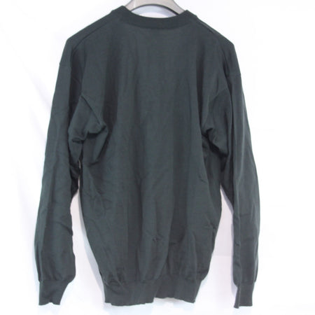 100% Wool Lightweight Knitted Jumper V-Neck 50-52 inch (4061)