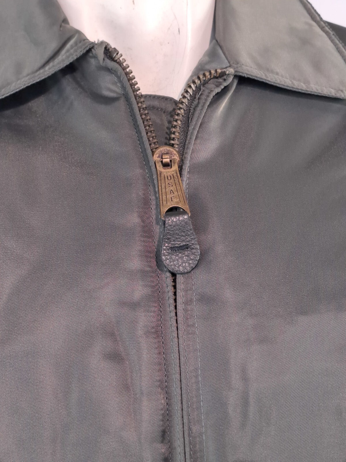 Highlander MA2 Bomber Jacket Plain Collar Padded GunMetal Grey