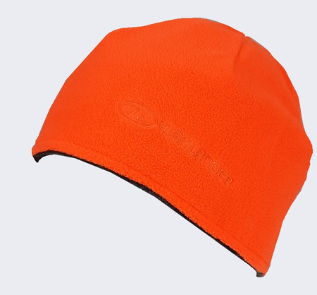 Highlander Fleece Beanie Hat Reversible Orange Tree Deep Camouflage Small