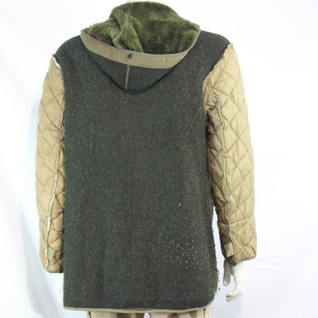Genuine Surplus Austrian Army Parka Liner Thermal Faux Fur Quilted 44-46" (3720)