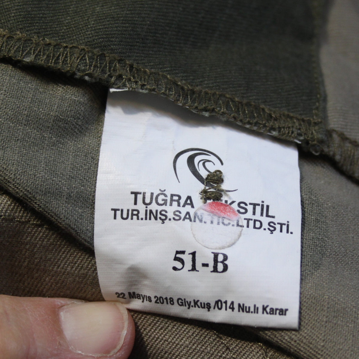 Turkish Army Camo Shirt Ripstop Genuine Surplus 40-42" (4147)