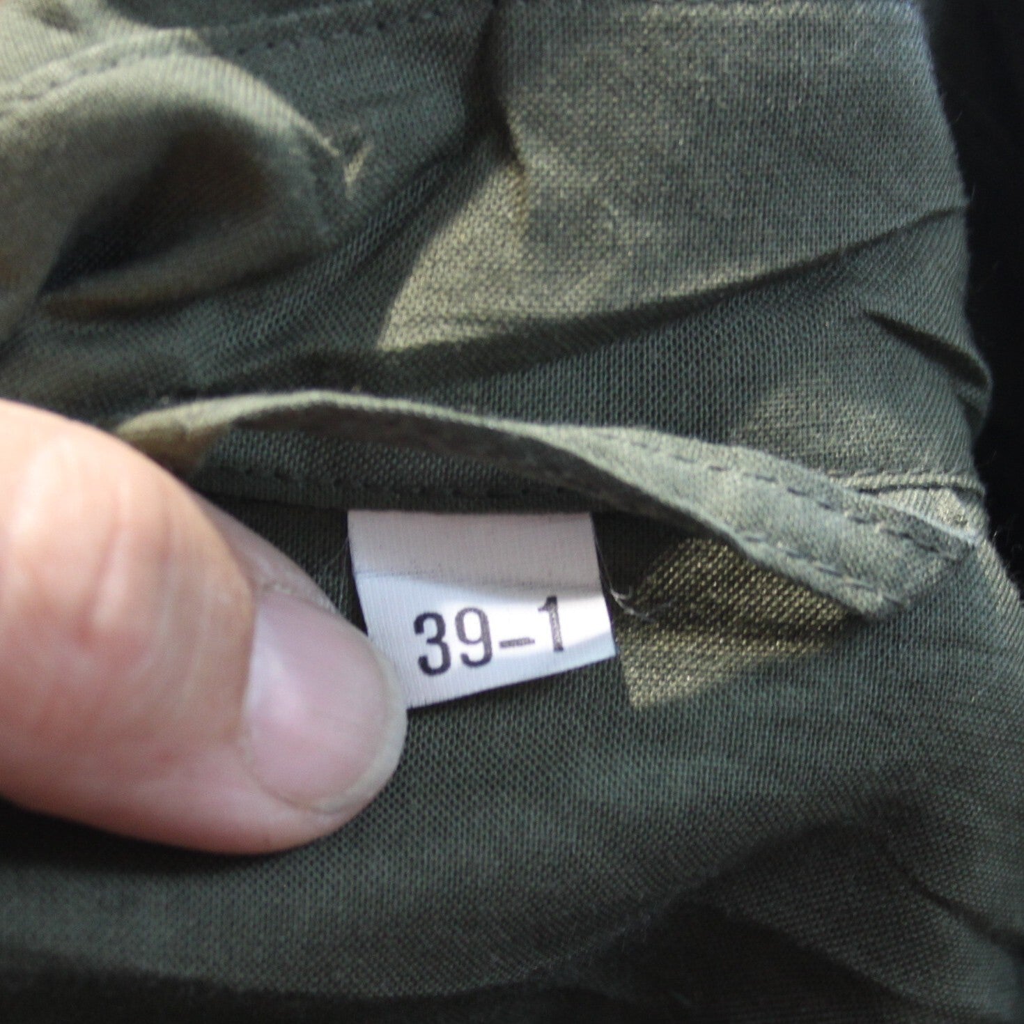 Genuine Surplus Croatian Army /Police 100% Cotton Shirt Plain Green 3312