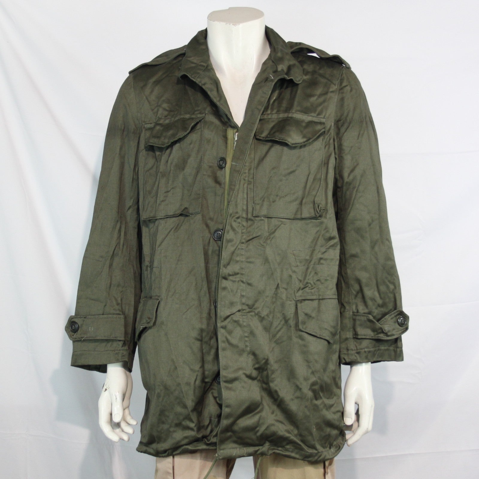 NEW Genuine Surplus Greek Army M65 Jacket Cotton Parka Olive (3351)