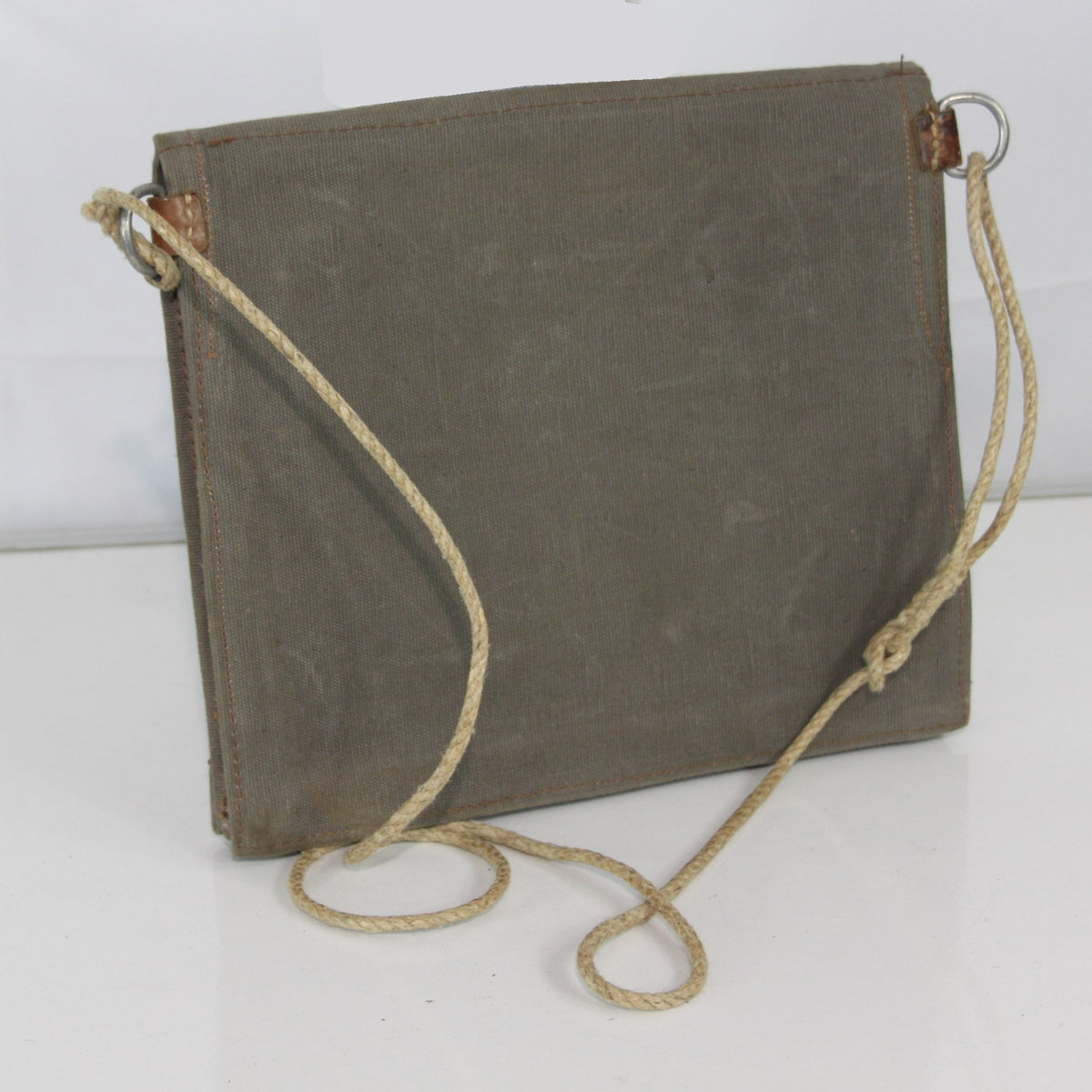 Genuine Surplus Vintage Swedish Army Military Map Case Canvas Khaki (3440)