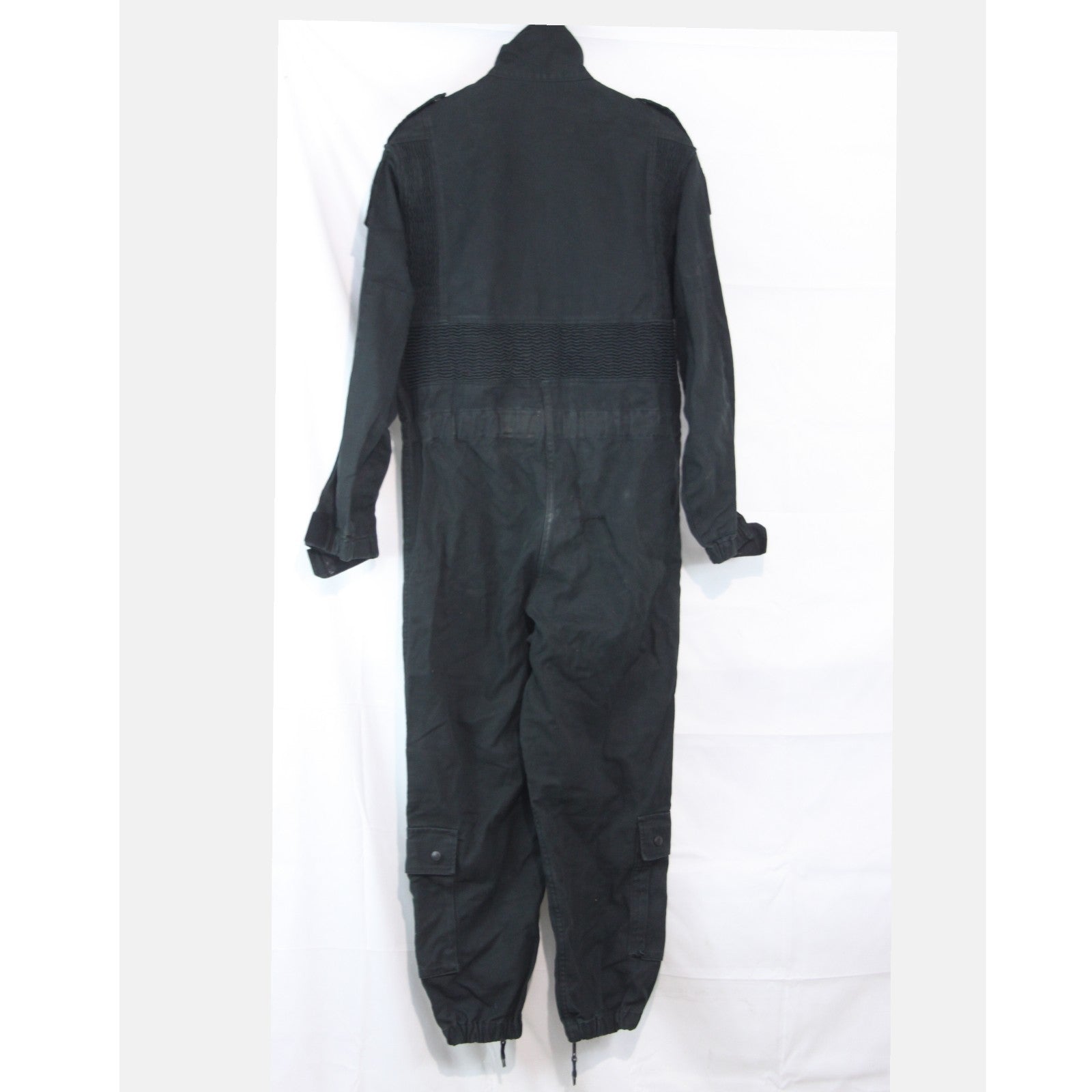 French Army AFV Tanksuit Black Coverall heavyweight Genuine Surplus 38-40"(4174)