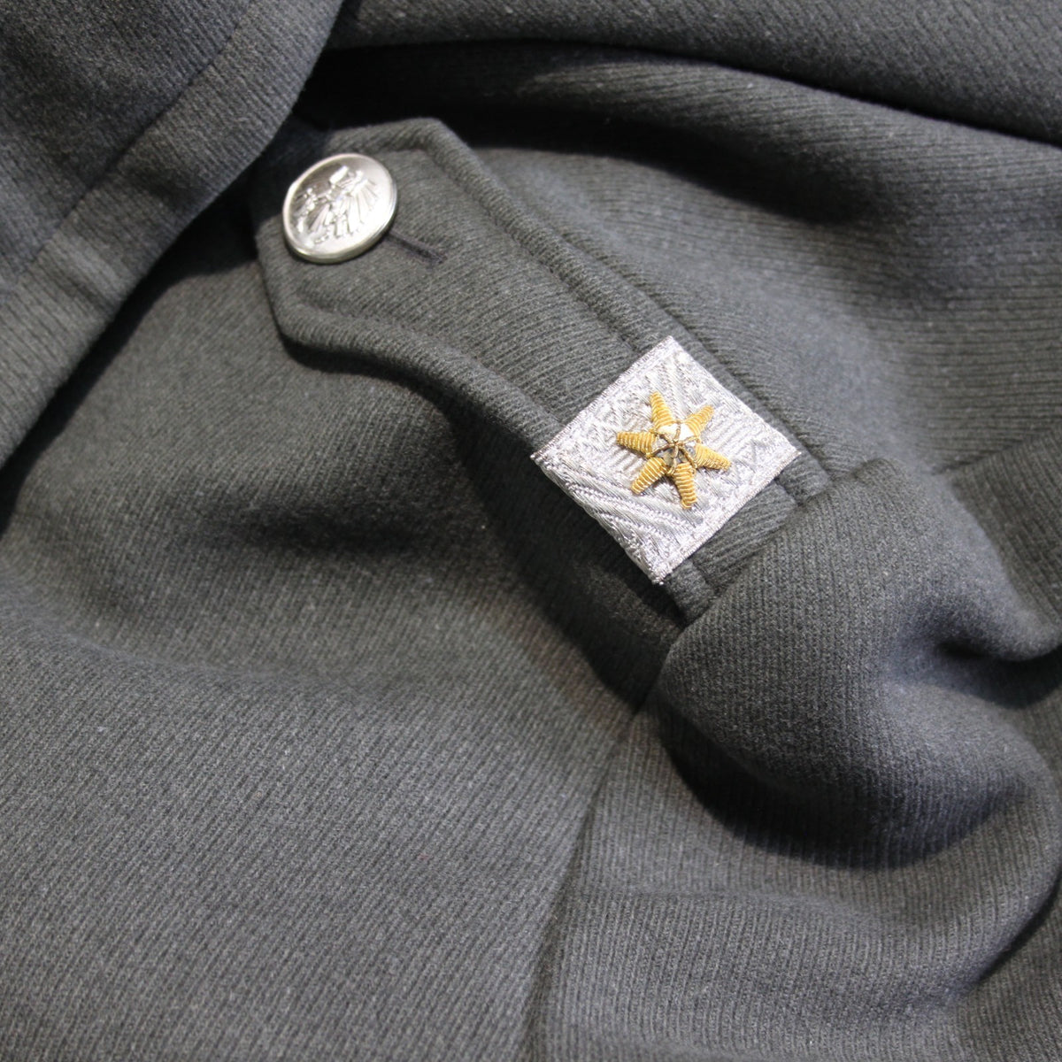 48-50" Austrian Army Officers Wool Greatcoat Genuine Surplus Overcoat Mens(3510)