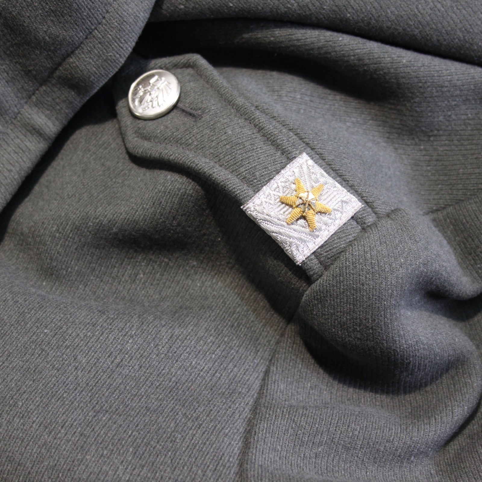 48-50" Austrian Army Officers Wool Greatcoat Genuine Surplus Overcoat Mens(3510)