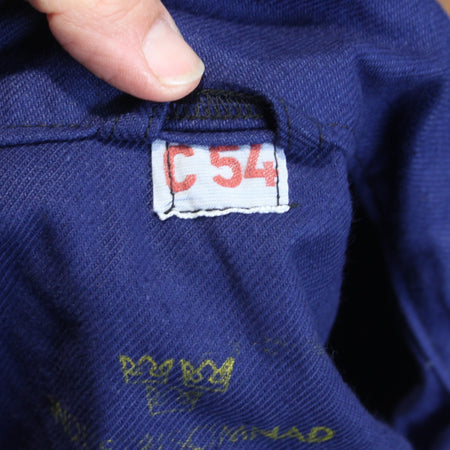 1970's Swedish Vintage Naval Shirt Military Genuine Surplus 46" (4227)
