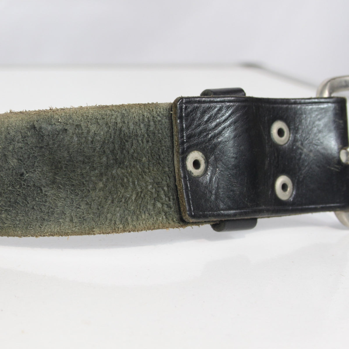 Leather 45mm Army Belt Genuine Surplus Black 28-38" Waist  (3840)