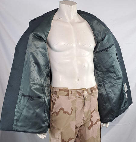 Genuine Surplus Swiss Army Dress Jacket Badged Blue Grey Formal All Sizes 3311