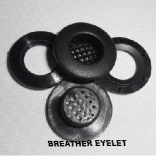 Breather Eyelets Vent Grommets Mesh Cover Tarpaulin, Clothing, Bags Black