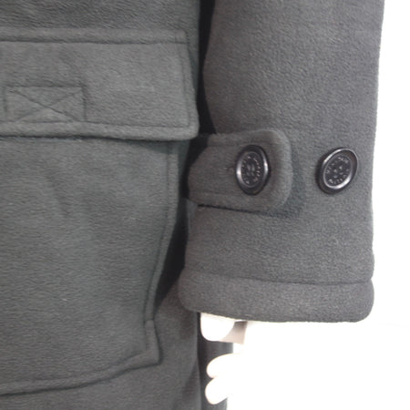 Himalaya Duffel Coat Black Fleece Winter Coat Toggles Mens XL (3799)