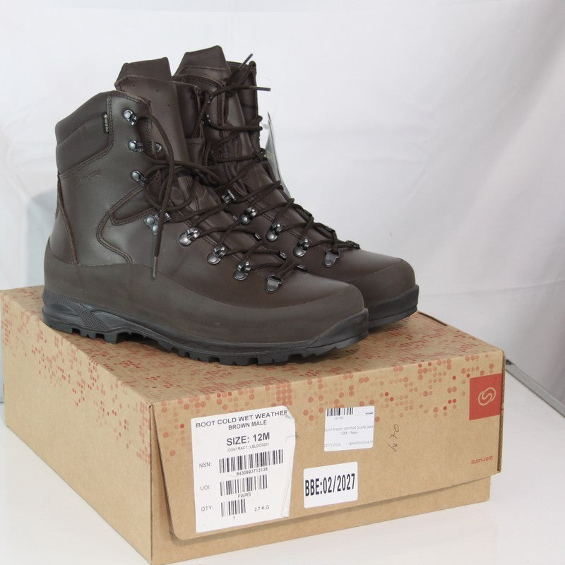 Genuine Surplus Iturri High Liability Cold Wet Weather Boot Mens Brown 12M (3553