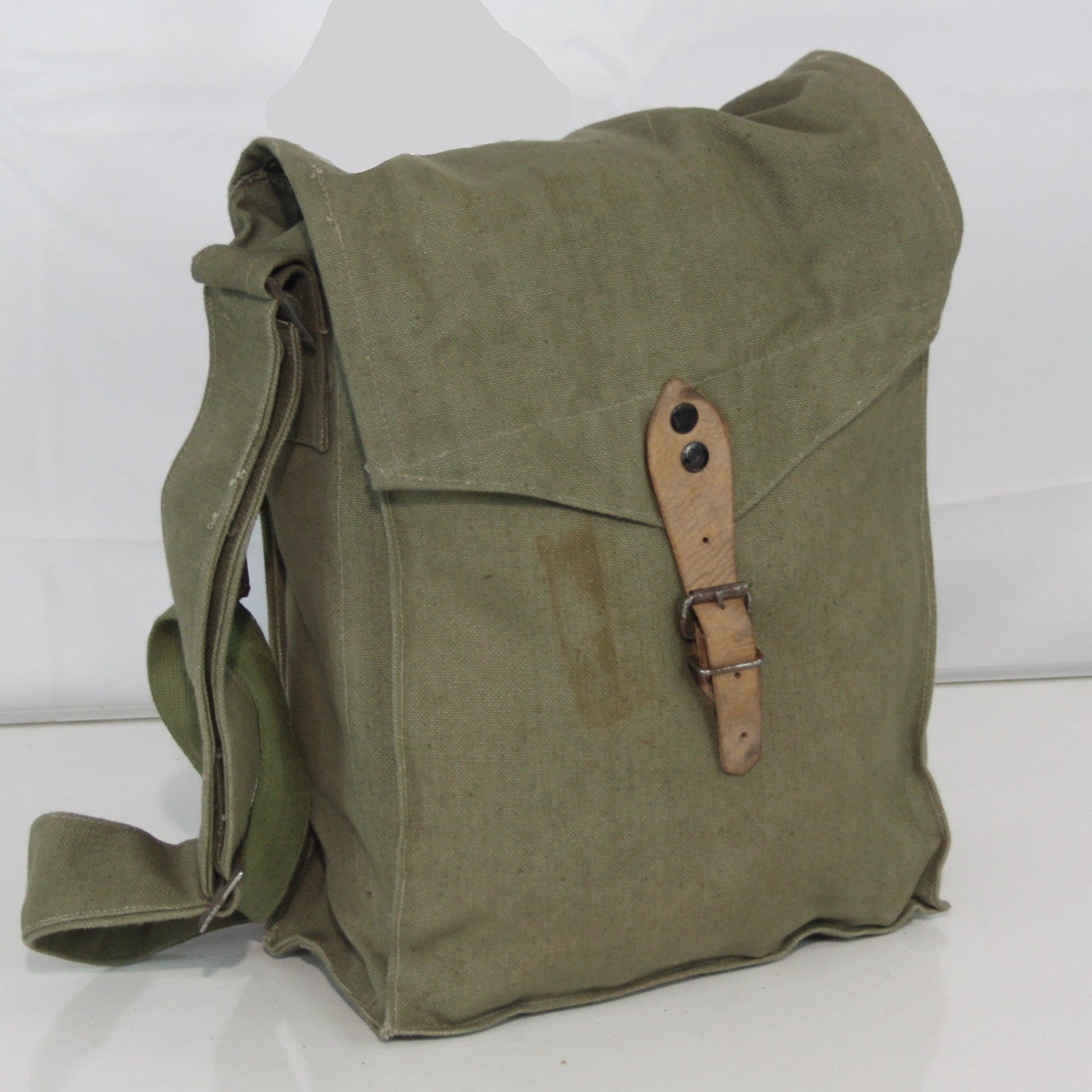 Genuine Surplus Vintage USSR Army Military Side Bag Cold War Russia Canvas  3437