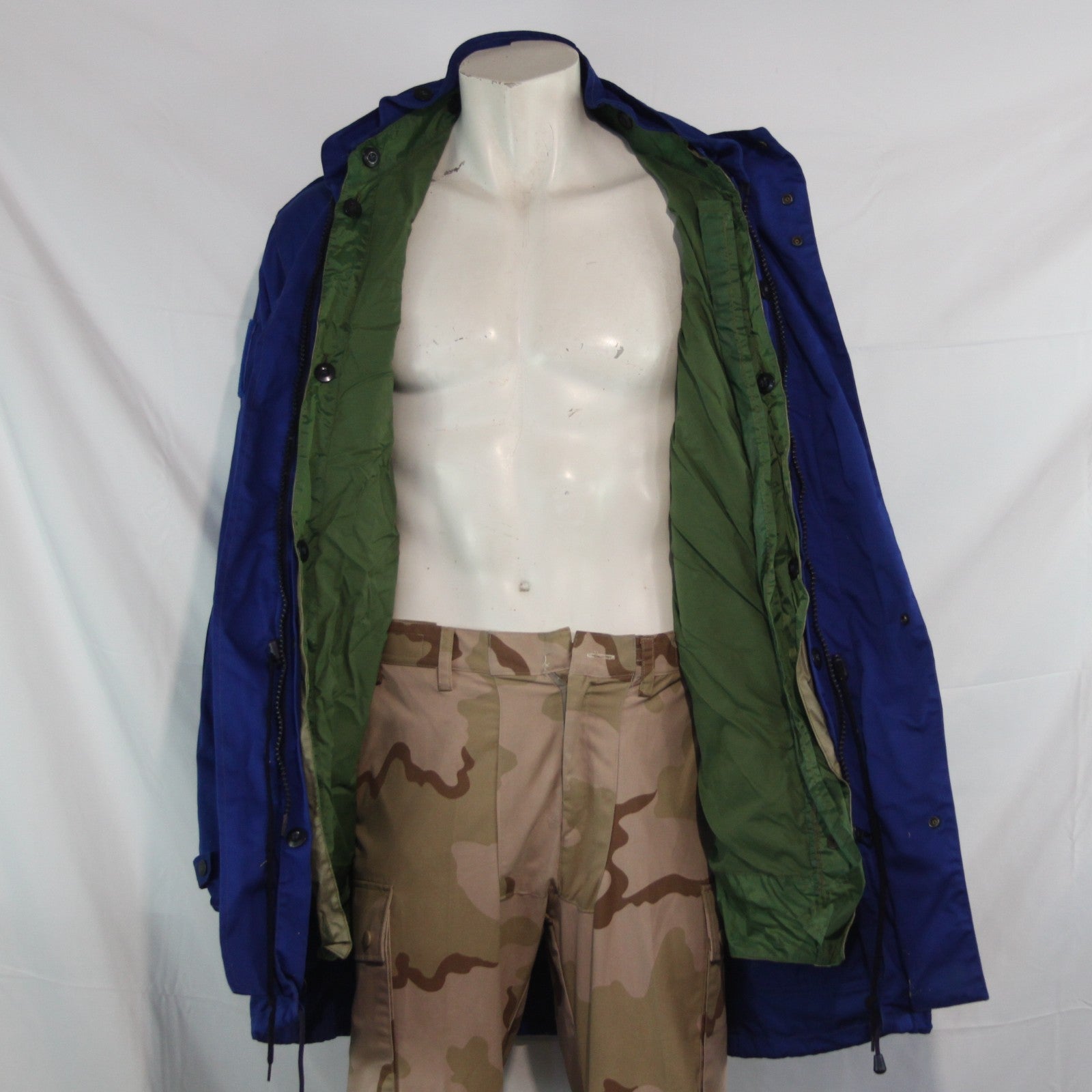 Dutch Army Waterproof Lined Jacket Motor Mechanic Genuine Surplus 44-46"  (4302)