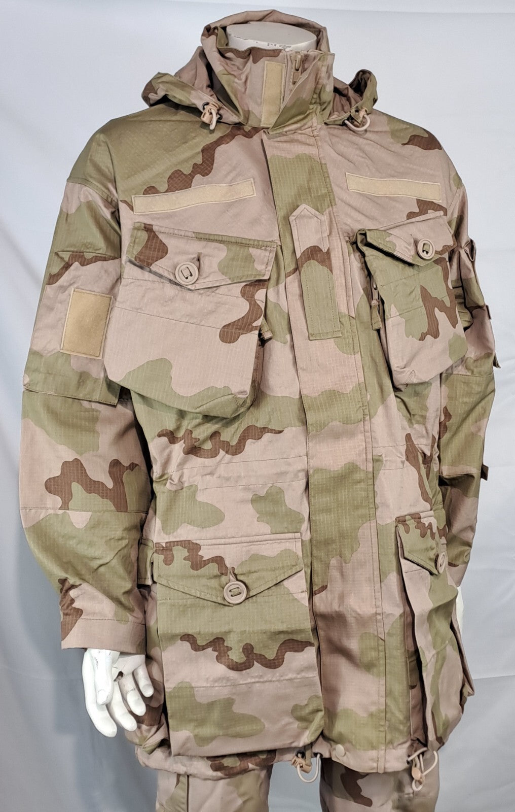 NEW Rare Genuine Surplus Dutch Ripstop Windproof Smock Desert Camouflage Jacket