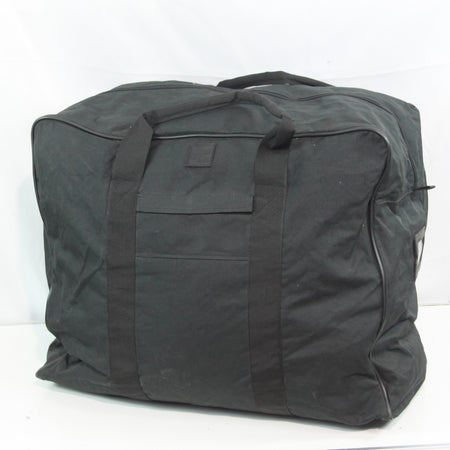 Nylon Military Black Holdall Genuine Surplus Duffle Bag Stained (4341)