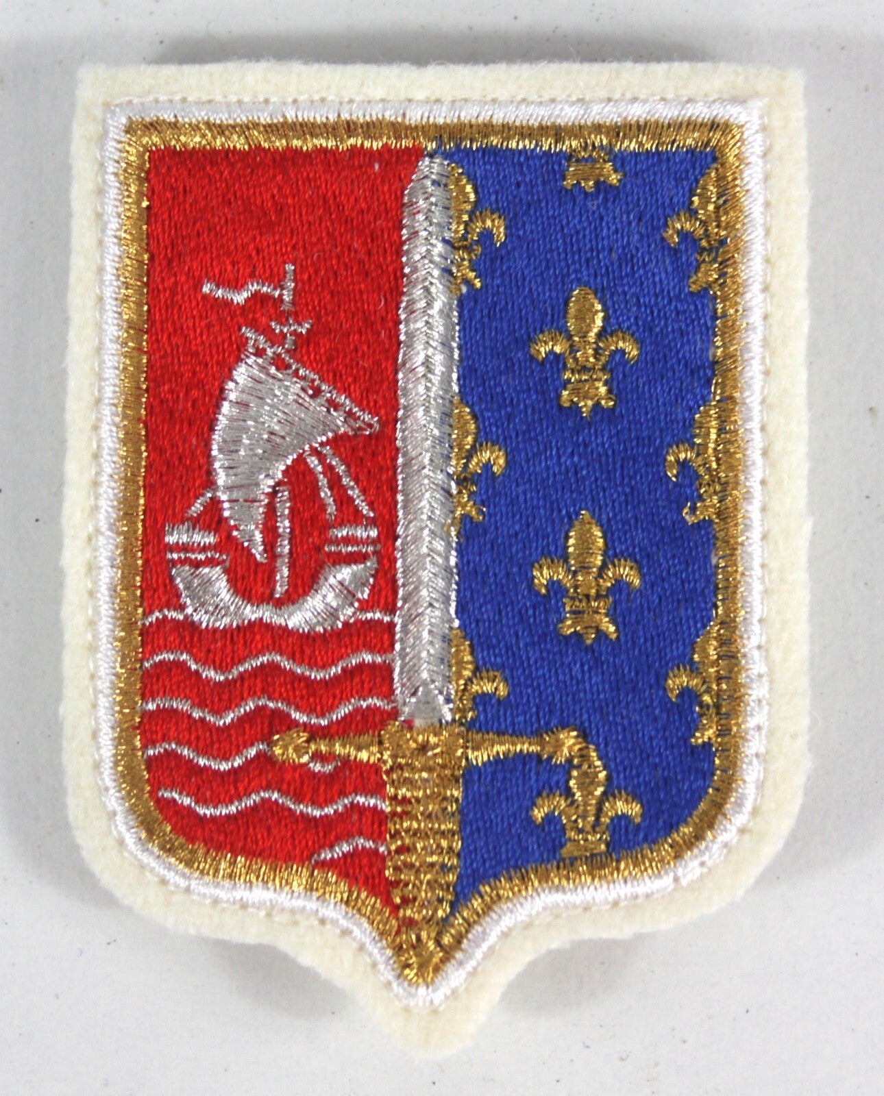 Genuine Surplus Ile De France Paris Region French Army Command Badge Patch