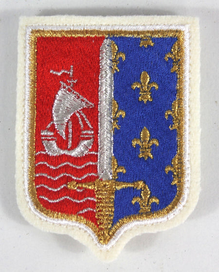 Genuine Surplus Ile De France Paris Region French Army Command Badge Patch