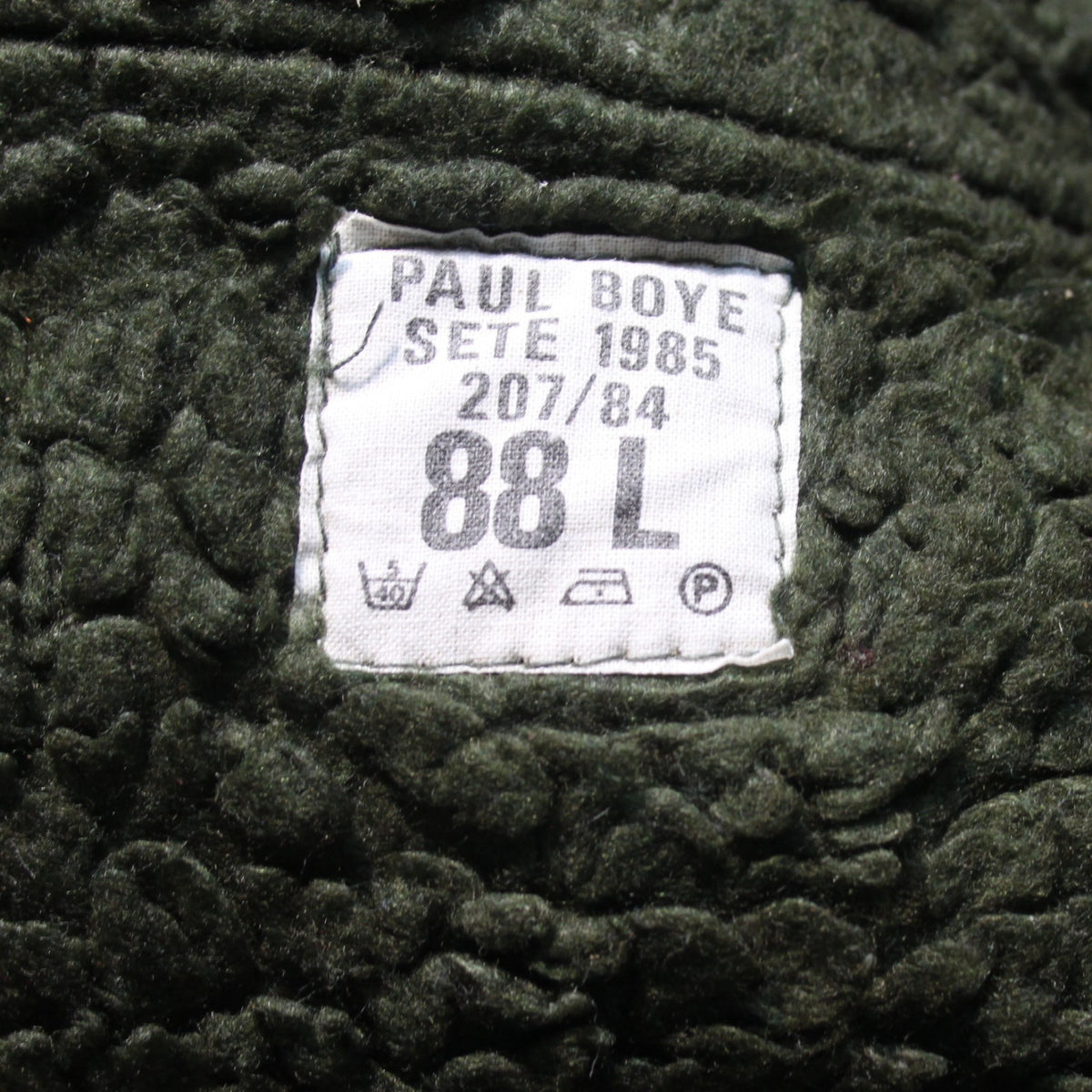 1980's French Army Fur Lined Parka Winter Genuine Surplus Olive 36-38" (3701)