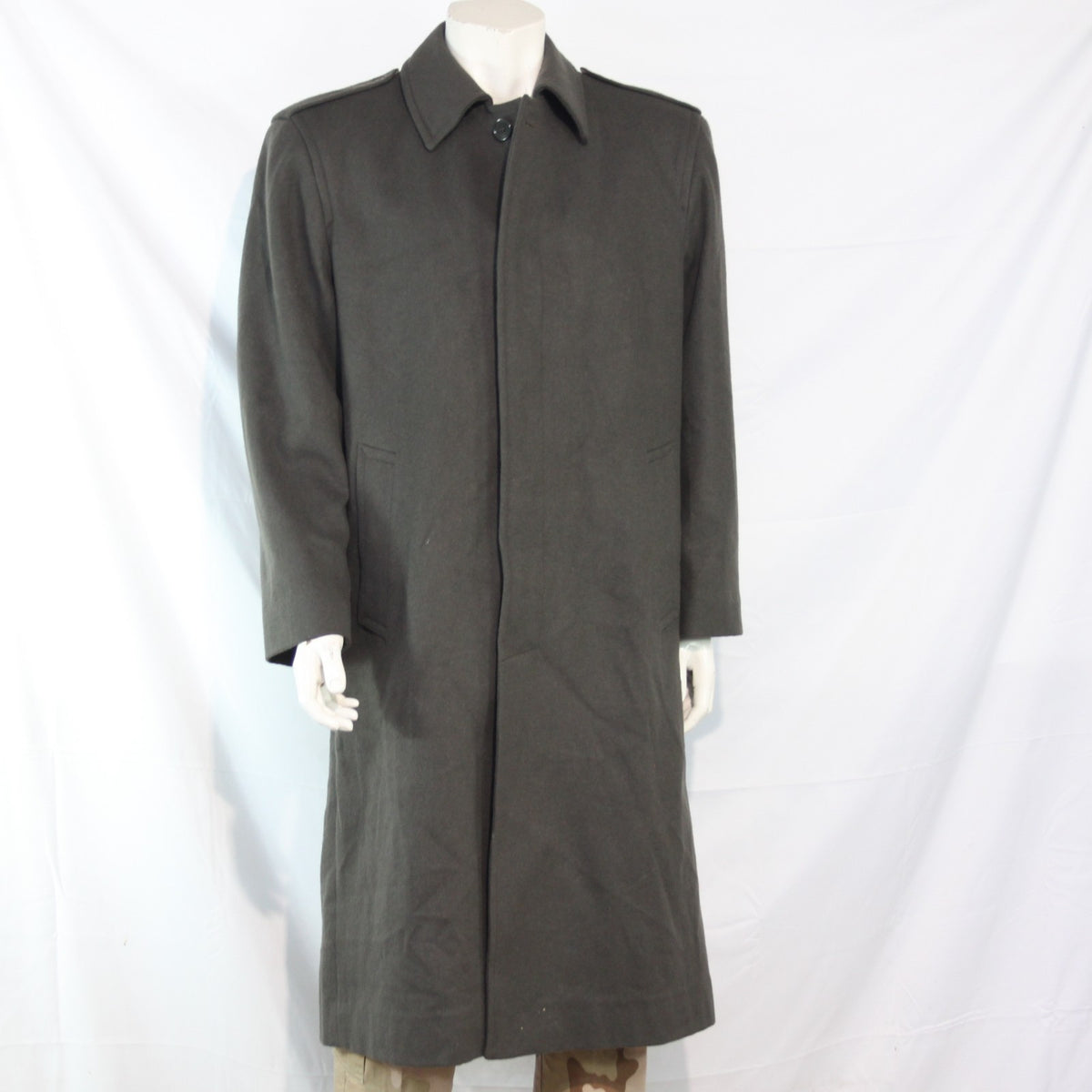NEW Mens French Army Overcoat Greatcoat Genuine Surplus 42-44" Chest (3512)