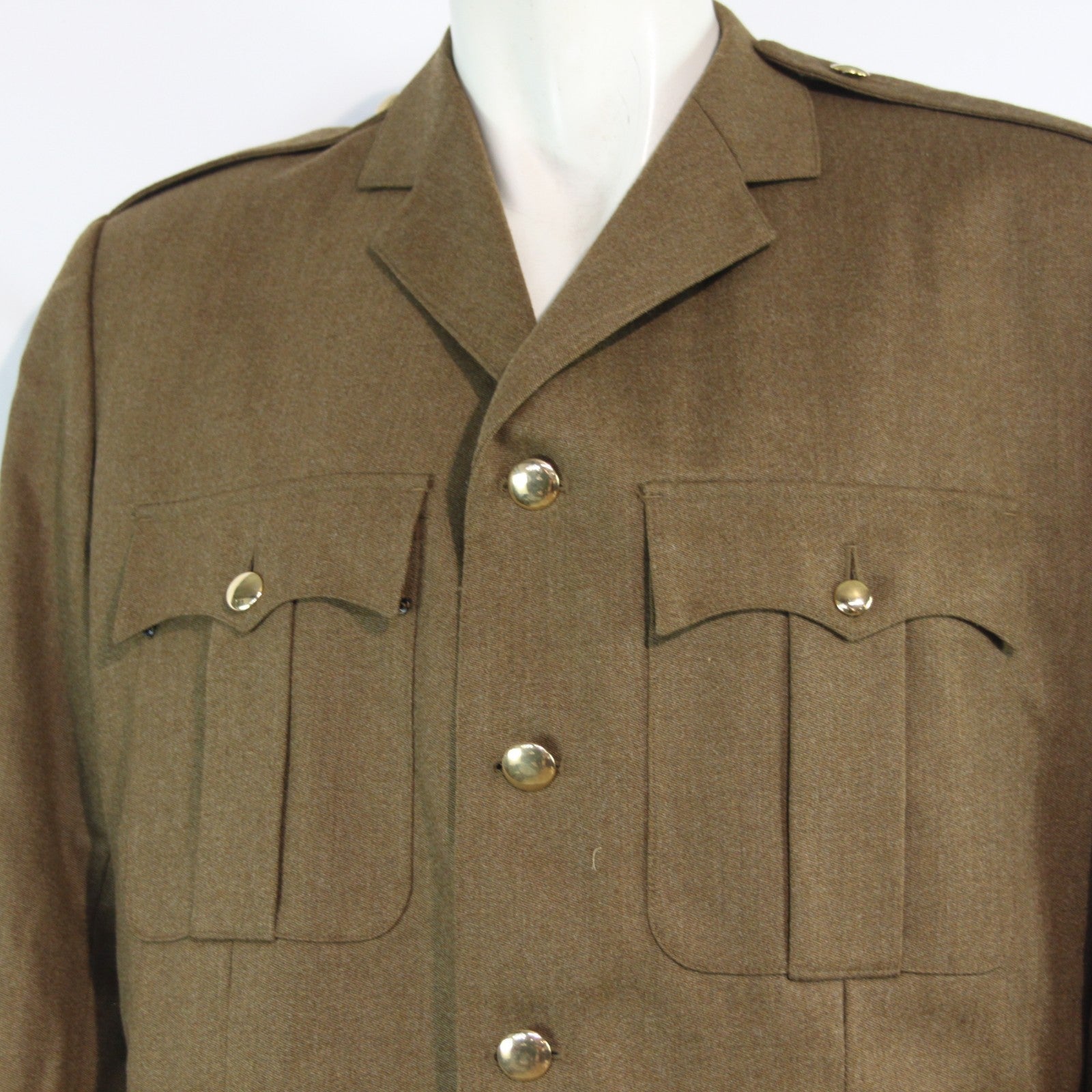 Genuine Surplus British Army Dress Uniform Jacket Tan 46" Chest XXL  (3588)