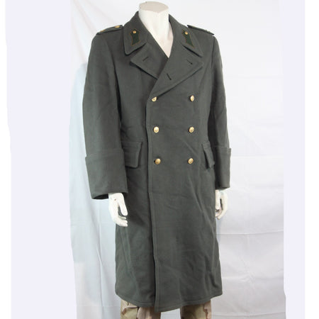 Rare Austrian Army Captains Greatcoat Grey Genuine Surplus Faded 36-38" (3794)