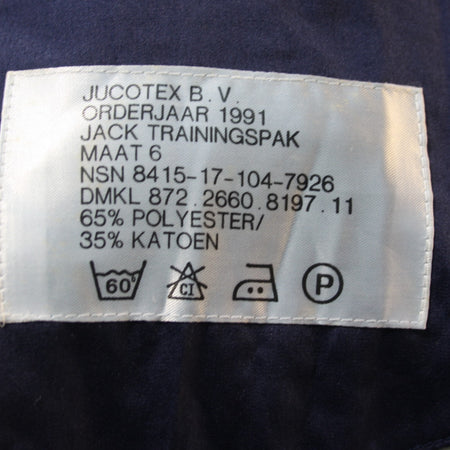 Genuine Surplus Dutch Royal Airforce PT  Tracksuit Jacket 42-44" (3172)