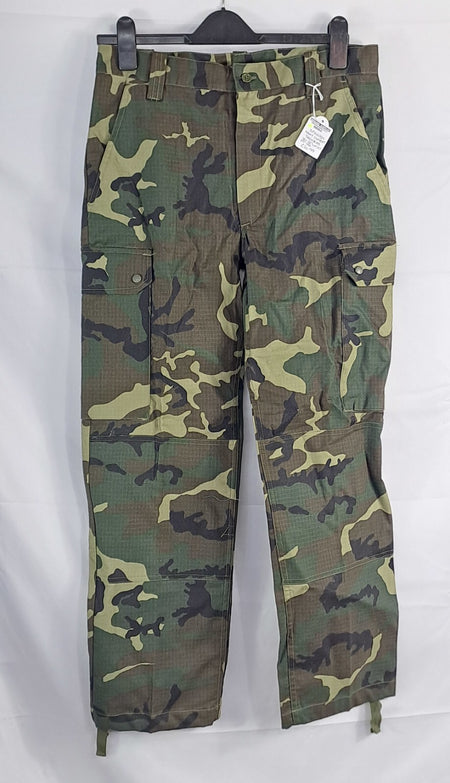 Genuine Surplus Spanish Army Camo Combat Trousers Combats 32" Waist (2745)